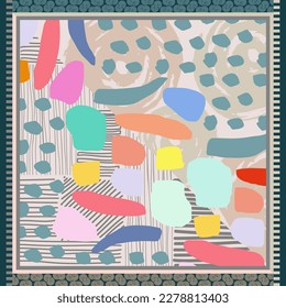 design for hijab or scarf