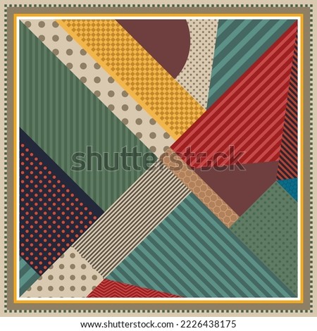 design for hijab or scarf