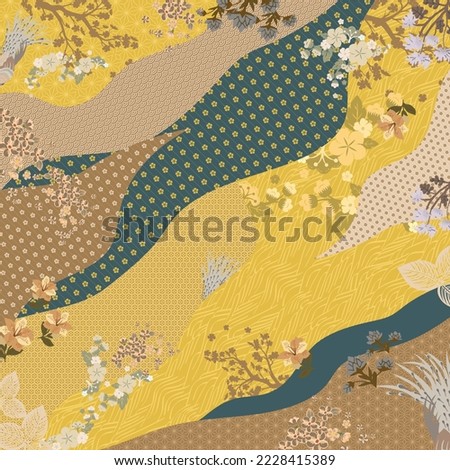design for hijab or scarf