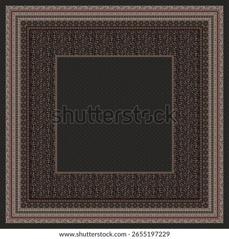 design for hijab or scarf