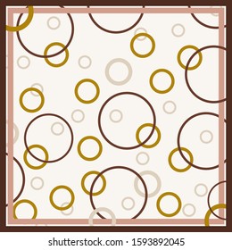 Design of hijab or scarf motifs with abstract patterns. can be used also for other fabric patterns or wallpaper.vector design inspiration