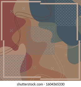 design of hijab or scarf motifs with abstract foliage patterns. can be used also for other fabric patterns or wallpaper.vector design inspiration