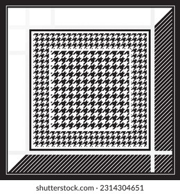 design for hijab and square scarves