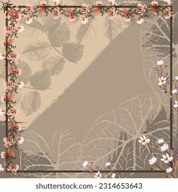design for hijab and square scarves
