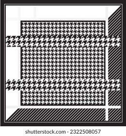 design for hijab and square scarves