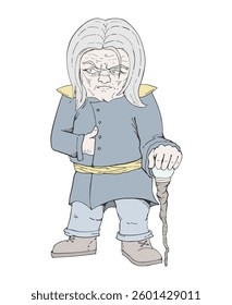 Design of historic leader man draw