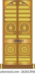 Design of the Holy Door of the Kaaba