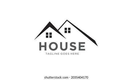 Design Home Real Estate Vector Logo Icon Template