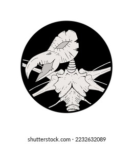 Design of horror creature illustration