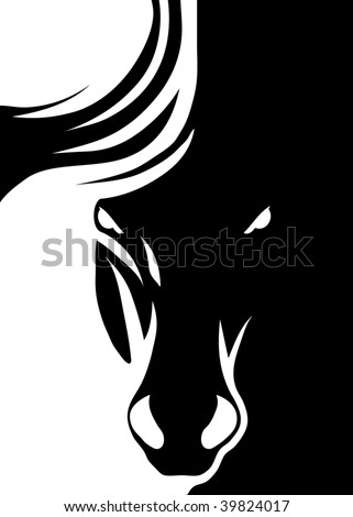 Design of a horse's head