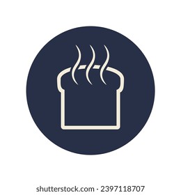 Design of hot bread indication symbol