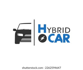 Design of hybrid car symbol