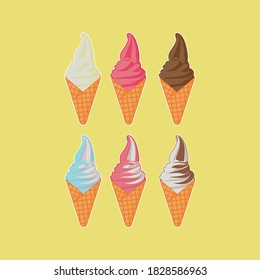Design ice cream for menu or something else