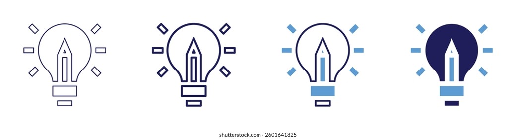 Design leaders​ icon in 4 different styles. Thin Line, Line, Bold Line, Duotone. Duotone style. Editable stroke.
