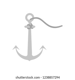 Design icon of Anchor. The symbol of Navy fleet.