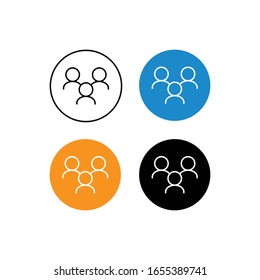 icono de diseño contactos Plantilla de vector