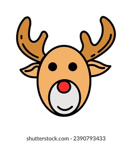 Colección de elementos de icono de diseño cristmas, ilustración vectorial
