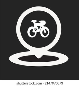 Design Icon Cycle Race Maps Pin Stock Vector (Royalty Free) 2147970873 ...