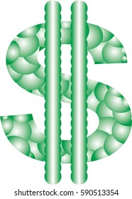Design icon dollar.