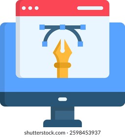 Design Icon Flat Vector Illustration