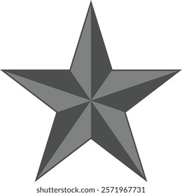 Design icon illustration black star