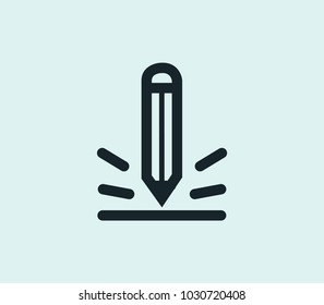 Design icon line isolated on clean background. Design icon concept drawing icon line in modern style. Vector illustration for your web site mobile logo app UI design.