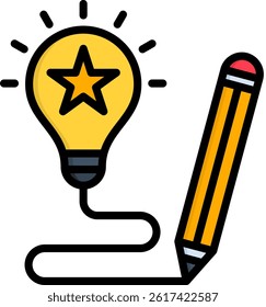 Design Icon Lineal Color Vector Illustration