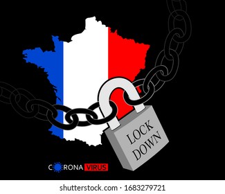 design icon lock, Coronairus Locking symbol. the corona lock down virus keeps the country locked. Key concepts for virus outbreaks.