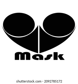 design of icon or logo about mask and adventure with good concept