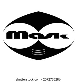 design of icon or logo about mask and adventure with good concept