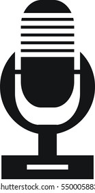 Design icon microphone. Vector Eps 10
