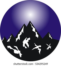 Design icon mountain.