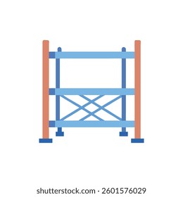 A design icon representing scaffolding suitable for construction use.