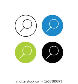 plantilla de vector de búsqueda de iconos de diseño