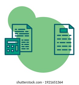 conjunto de iconos de diseño sobre comunicación y economía