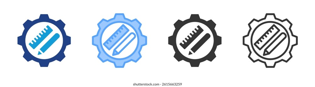 Design icon set multiple style collection