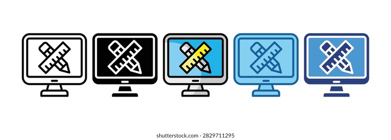 Design Icon Set Multiple Style Collection