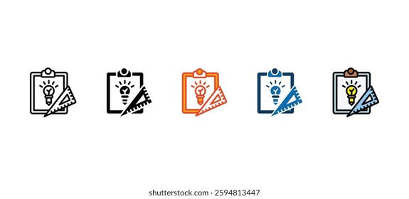 Design icon sets with different styles
