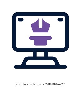 design icon. vector dual tone icon for your website, mobile, presentation, and logo design.
