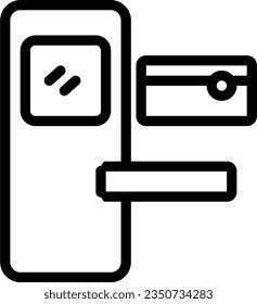 diseño, icono, vector, hotel, icono de hotel