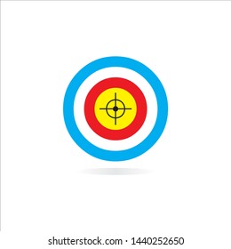 Design icon vector illustration target. middle focus target