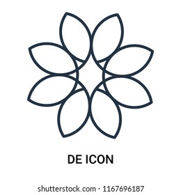 Design icon vector isolated on white background, Design transparent sign , outline linear symbol or line shape