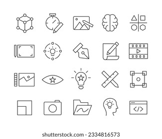 Design Icon - Vector Line. Editable Stroke.