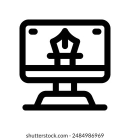 Vector de línea para su Sitio web, móvil, presentación y diseño de logotipo.