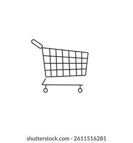 Design icon or vector shopping cart 