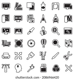 Design Icons. Line With Fill Design. Vector Illustration.