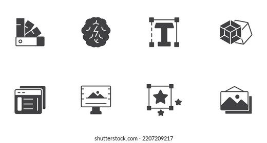 design icons set . design pack symbol vector elements for infographic web