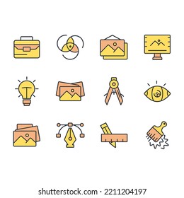 design icons set . design pack symbol vector elements for infographic web