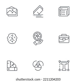 design icons set . design pack symbol vector elements for infographic web