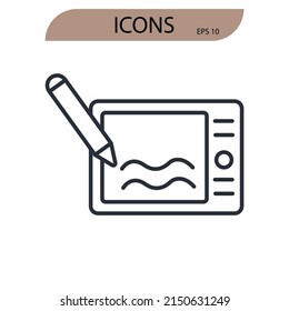 design icons  symbol vector elements for infographic web